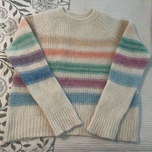 Sezane Adrien Jumper Pastel Stripe